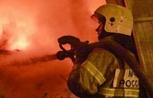 Спасатели МЧС России ликвидировали пожар в частном садовом доме в Яйском МО