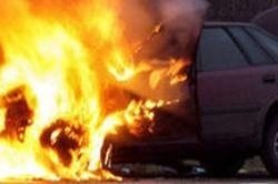 Спасатели МЧС России ликвидировали пожар в частном легковом автомобиле в Яйском МО